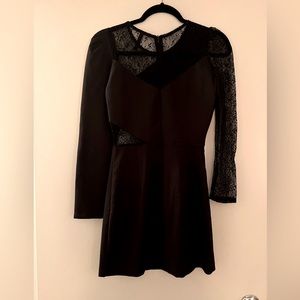 Zara mini dress with lace details